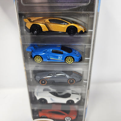 5 Pack * Lamborghini * Hot Wheels