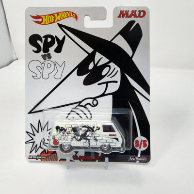 '66 Dodge A100 Spy vs Spy * WHITE * Hot Wheels Pop Culture Mad