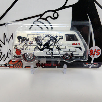 '66 Dodge A100 Spy vs Spy * WHITE * Hot Wheels Pop Culture Mad