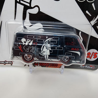 '66 Dodge A100 Spy vs Spy * BLACK * Hot Wheels Pop Culture Mad