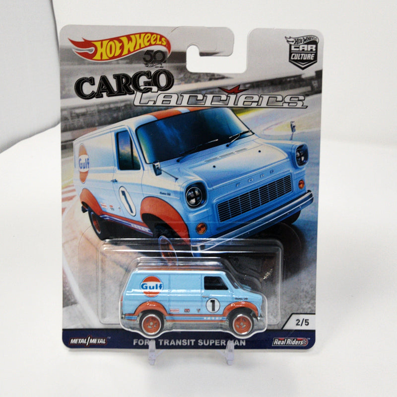 Ford Transit Super Van * Gulf * Hot Wheels Car Culture Cargo Carriers