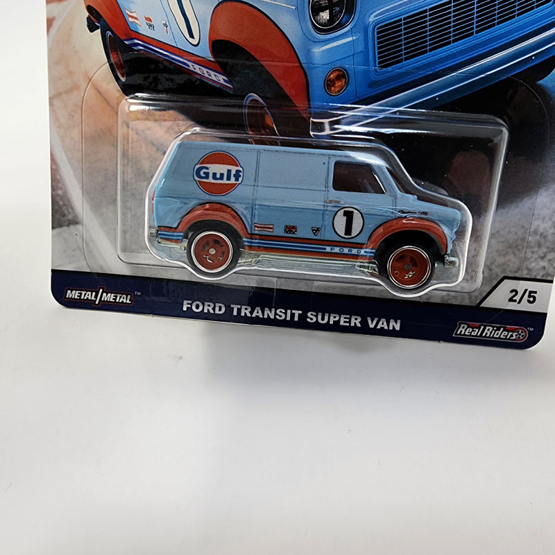 Ford Transit Super Van * Gulf * Hot Wheels Car Culture Cargo Carriers