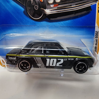 Datsun Bluebird 510 #37 * BLACK * Hot Wheels 2009