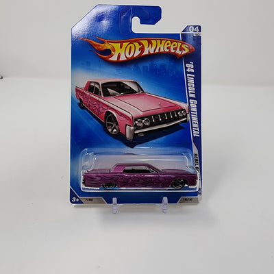 '64 Lincoln Continental #140 * Pink * Hot Wheels 2009