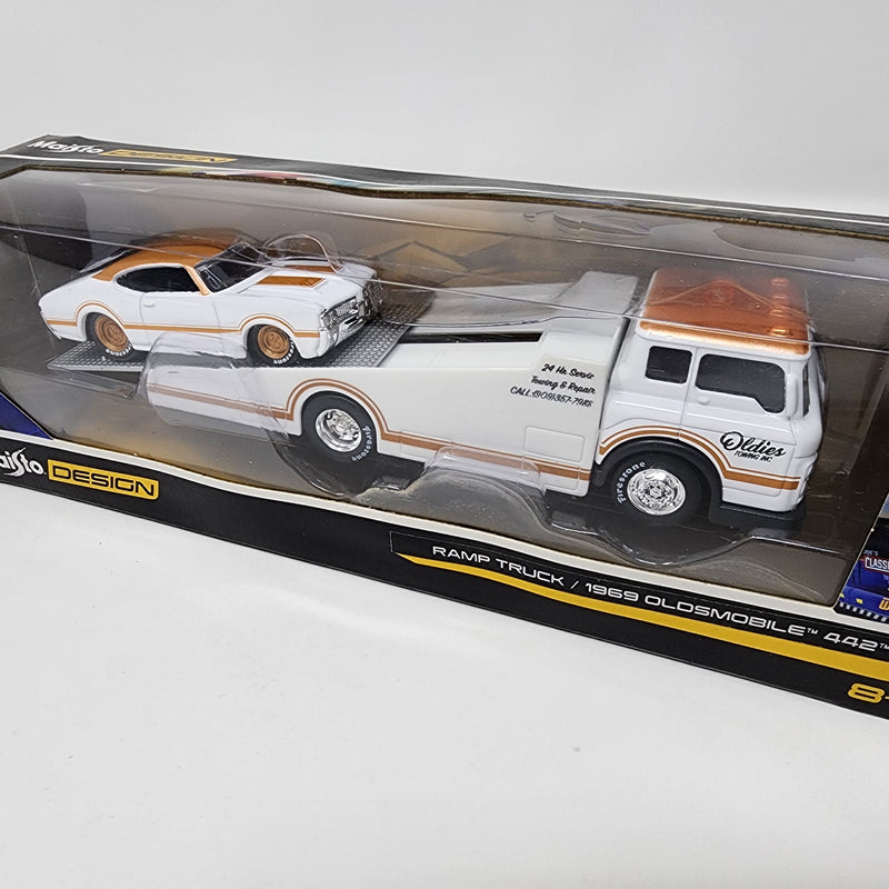 Ramp Truck / 1969 Oldsmobile 442 * Maisto Design Transport