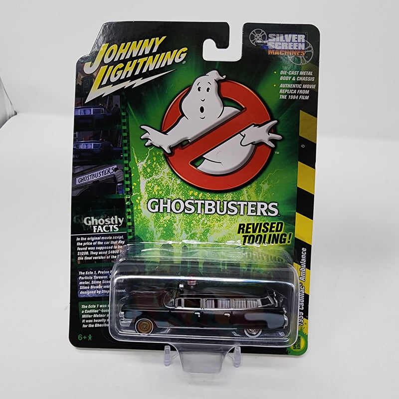 1959 Cadillac Ambulance Ghostbusters * Johnny Lightning Silver Screen