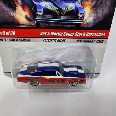 Sox & Martin Super Stock Barracuda * Hot Wheels Drag Strip Demons