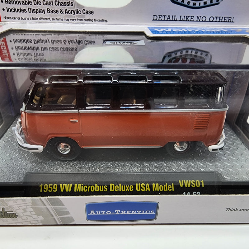 1959 VW Microbus Deluxe * M2 Machines Auto-Thentics