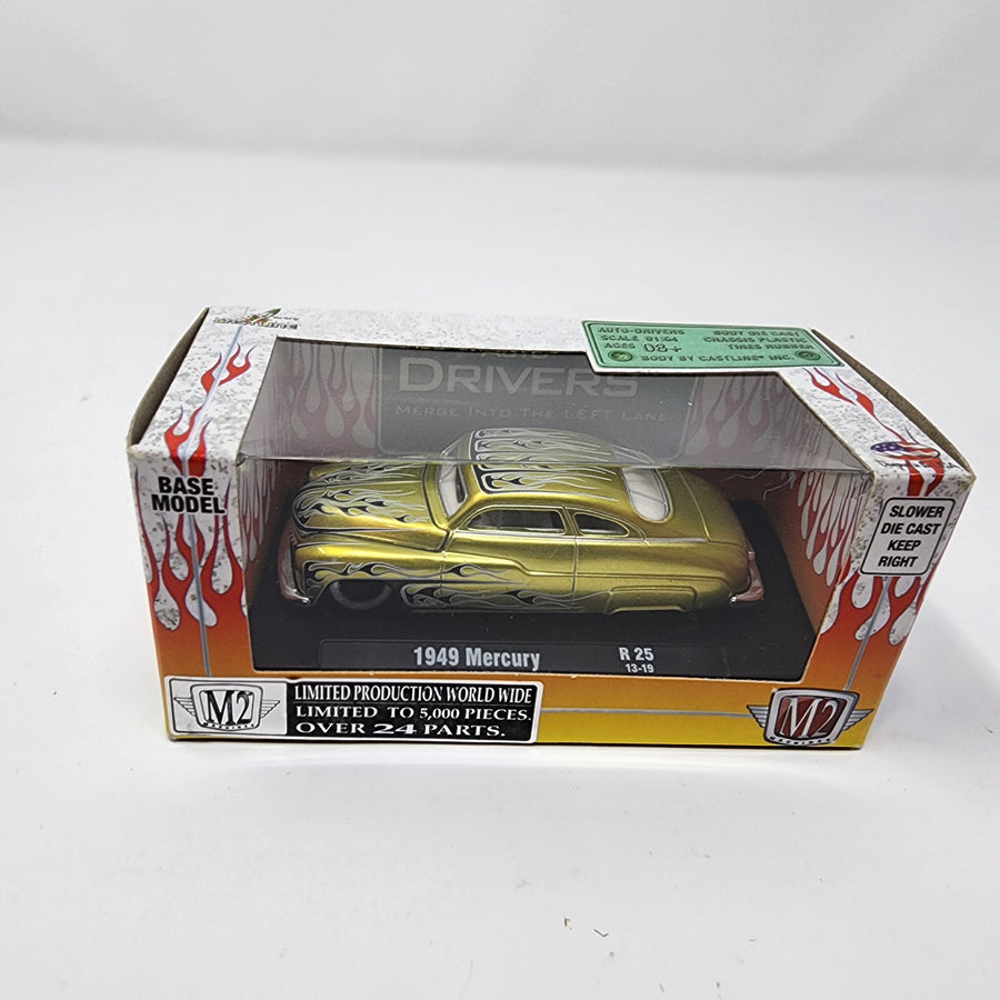 1949 Mercury * Limited GOLD * M2 Machines Auto-Drivers