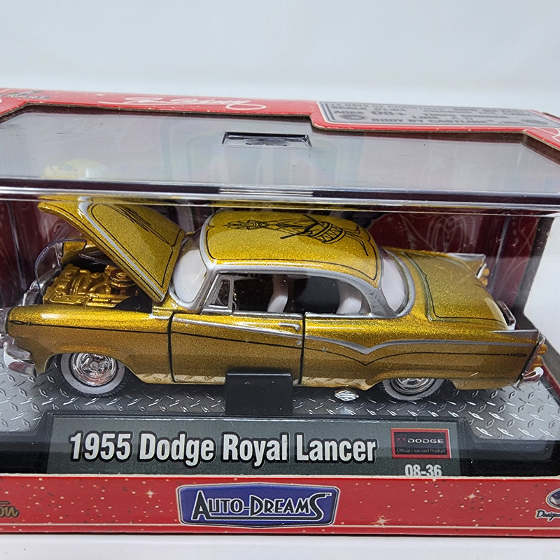 1955 Dodge Royal Lancer * GOLD * M2 Machines Auto-Dreams