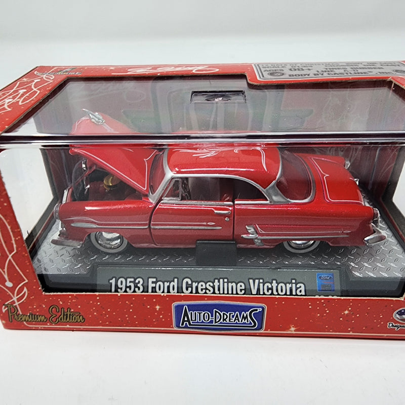 1953 Ford Crestline Victoria * RED * M2 Machines Auto-Dreams