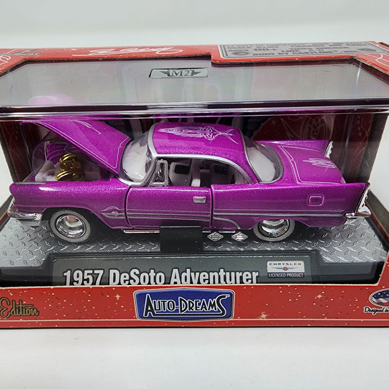 1957 Desoto Adventurer * Purple * M2 Machines Auto-Dreams