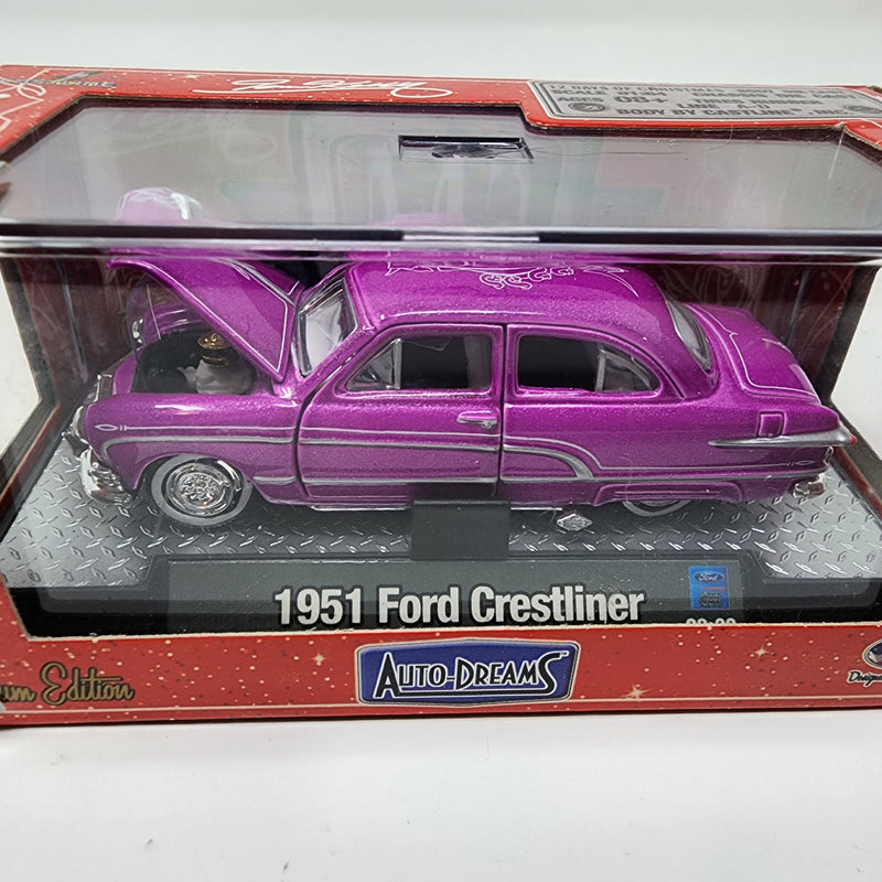 1951 Ford Crestliner * Purple * M2 Machines Auto-Dreams