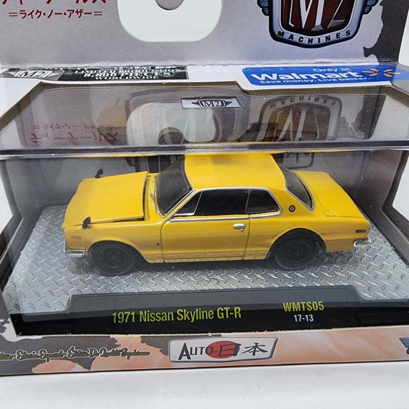 1971 Nissan Skyline GT-R * Yellow * M2 Machines Auto-Japan