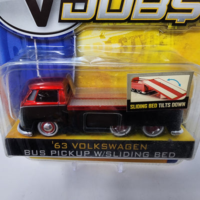 '63 Volkswagen Bus Pickup w/ Sliding Bed * Jada Toys 1:64 Scale V Dubs