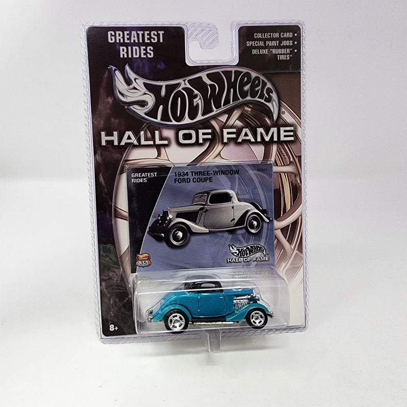 1934 Three-Window Ford Coupe * Hot Wheels Hall of Fame Series