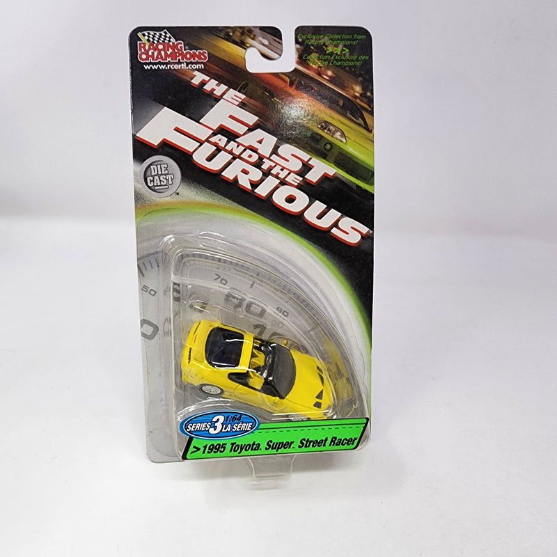 1995 Toyota Super Supra Street Racer * Yellow * Racing Champions Fast & Furious