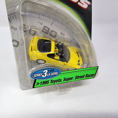 1995 Toyota Super Supra Street Racer * Yellow * Racing Champions Fast & Furious