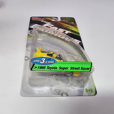 1995 Toyota Super Supra Street Racer * Yellow * Racing Champions Fast & Furious