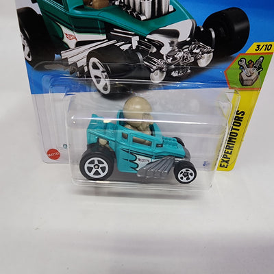 Skull Shaker #118 * Teal * 2025 Hot Wheels Case F