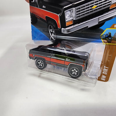 '75 Chevy Blazer Custom #115 * Black * 2025 Hot Wheels Case F