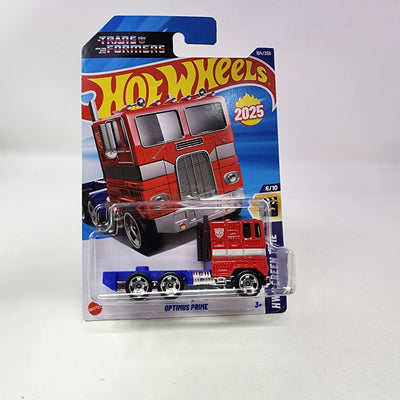 Optimus Prime #104 * TransFormers * 2025 Hot Wheels Case F