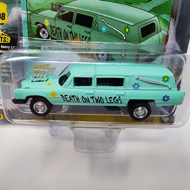 Custom Haulin Hearse * Aqua * Johnny Lightning