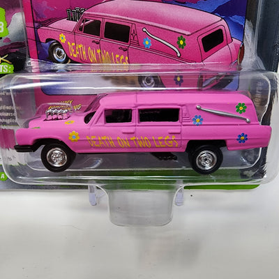 Custom Haulin Hearse * Pink * Johnny Lightning