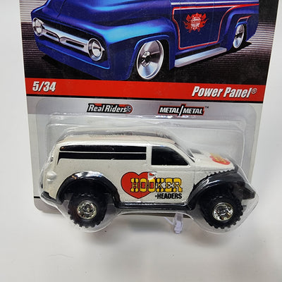 Power Panel #5 * White * Hot Wheels Slick Rides Delivery