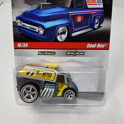 Cool-One Mooneyes #16 * Grey * Hot Wheels Slick Rides Delivery