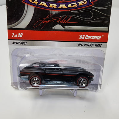 '63 Corvette #7 * Black * Hot Wheels Garage Larry's