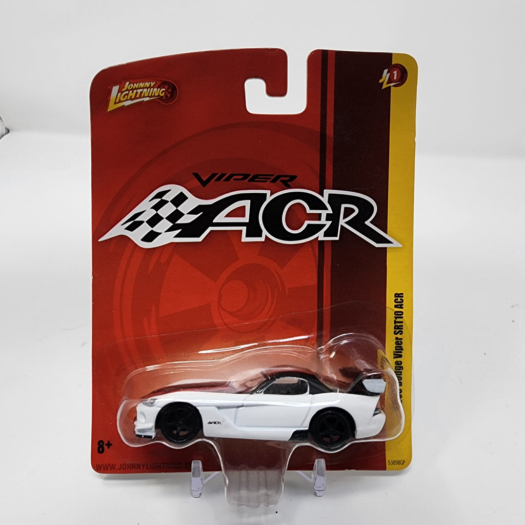2008 Dodge Viper SRT10 ACR * White * Johnny Lightning
