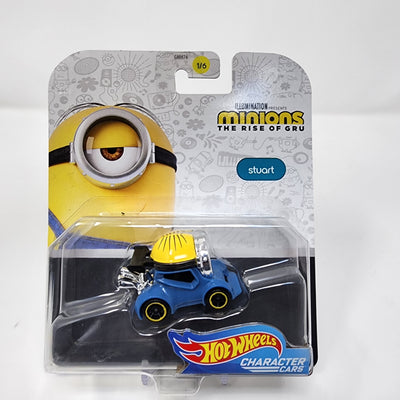 Stuart * Hot Wheels Character Cars Minions The Rise of Gru