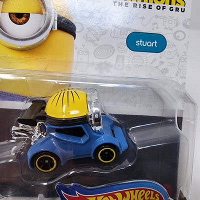 Stuart * Hot Wheels Character Cars Minions The Rise of Gru