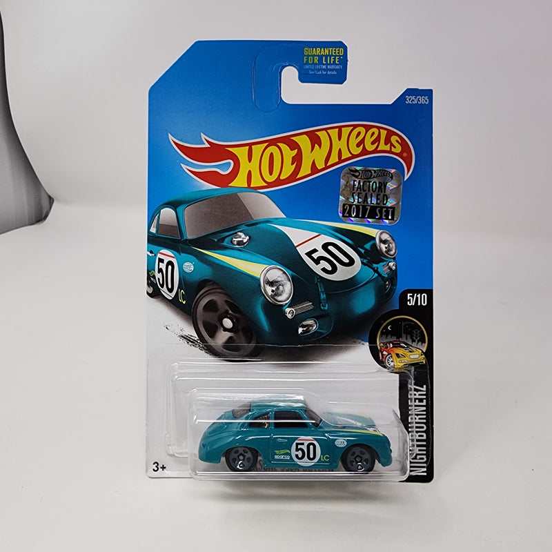 Porsche 356A Outlaw * Green * Hot Wheels 2017 w/ Factory Holo