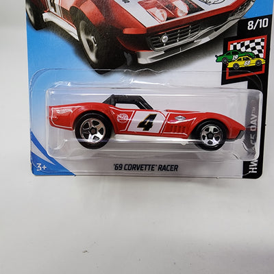 '69 Corvette Racer #173 Gumball 3000 * RED * Hot Wheels 2019