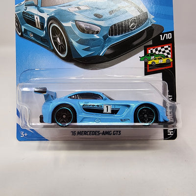 '16 Mercedes-AMG GT3 #74 * Blue * Hot Wheels 2019