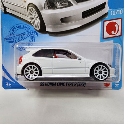 '99 Honda Civic Type R EK9 #214 * WHITE * Hot Wheels 2021