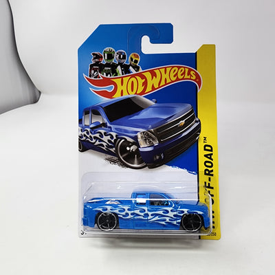 Chevy Silverado #12 * Blue * Hot Wheels 2014