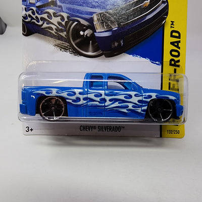 Chevy Silverado #12 * Blue * Hot Wheels 2014