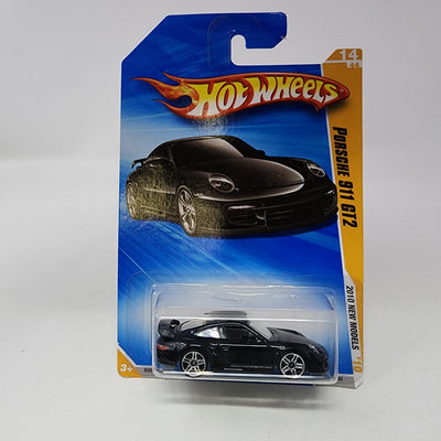 Porsche 911 GT2 #14 * BLACK * Hot Wheels 2010