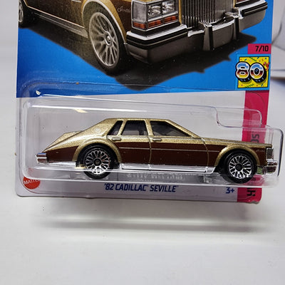 '82 Cadillac Seville #75 * Gold * Hot Wheels 2023