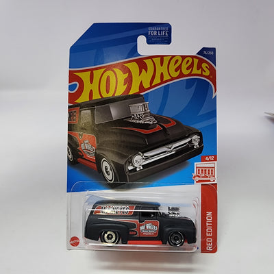 '56 Ford F-100 * BLACK * Hot Wheels 2022 Target Red Edition