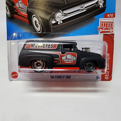 '56 Ford F-100 * BLACK * Hot Wheels 2022 Target Red Edition