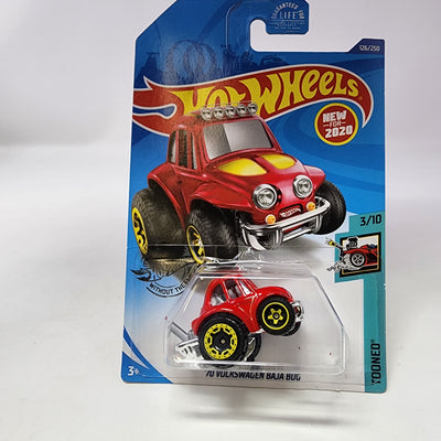 '70 Volkswagen Beetle Bug #126 * RED * Hot Wheels 2022