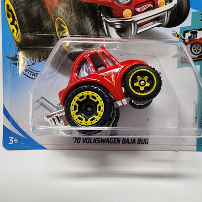 '70 Volkswagen Beetle Bug #126 * RED * Hot Wheels 2022