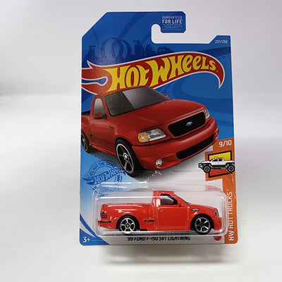 '99 Ford F-150 SVT Lightning #237 * RED * Hot Wheels 2021