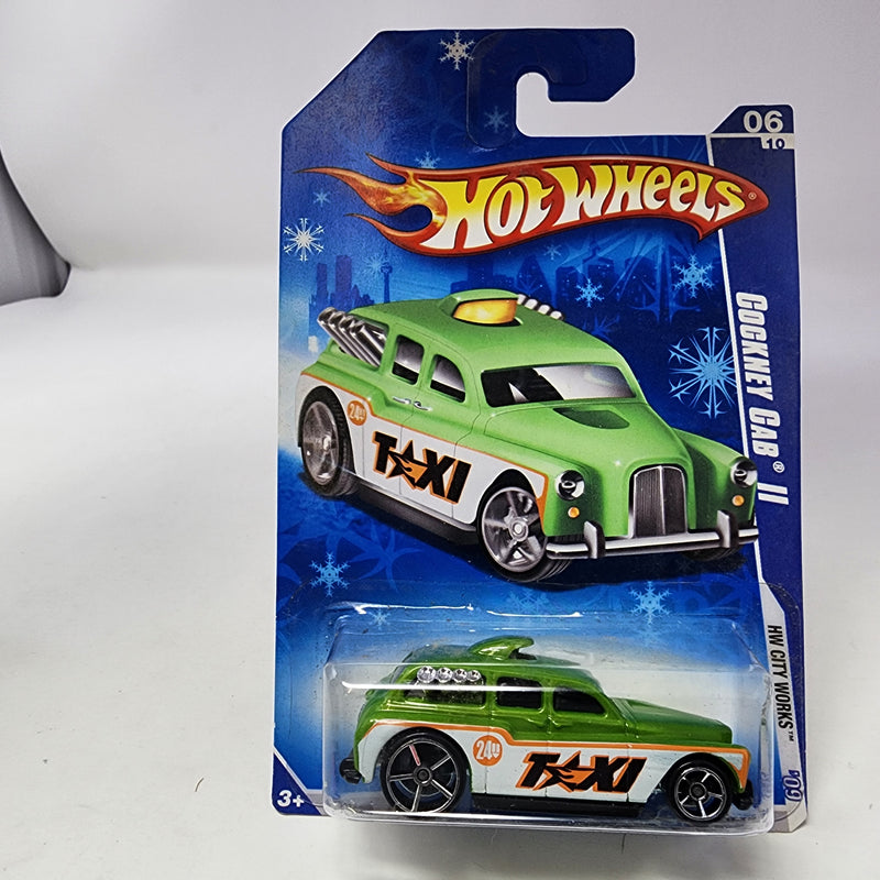 Cockney Cab II * Green * Hot Wheels 2009