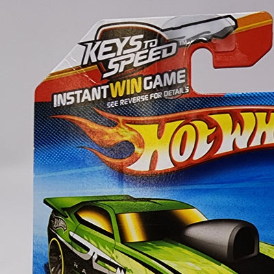 Custom '10 Camaro SS #38 * Green * Hot Wheels 2010 New Models