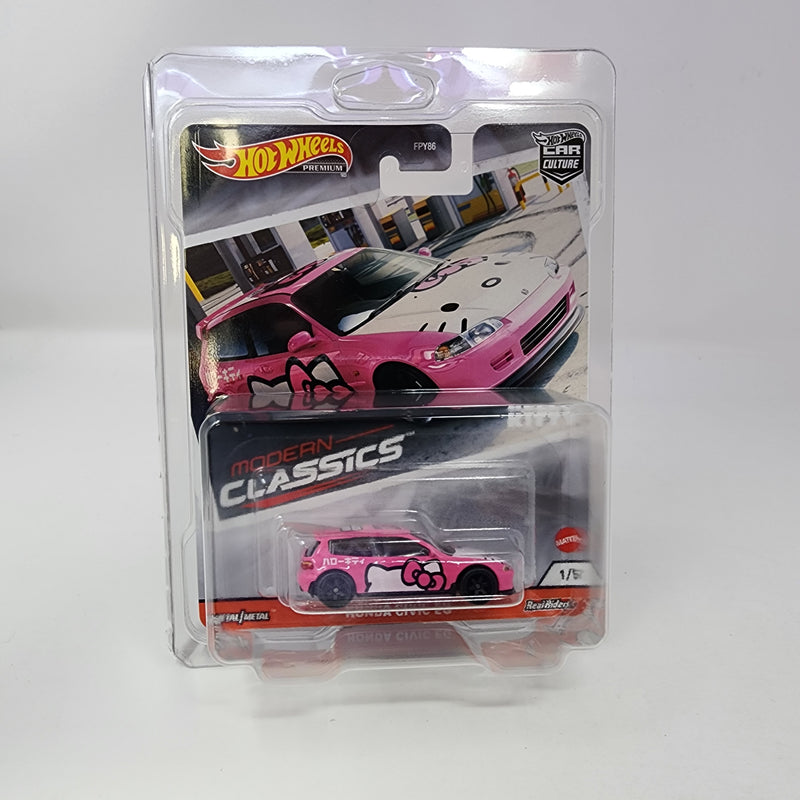 Honda Civic EG Hello Kitty * Hot Wheels Car Culture Modern Classics